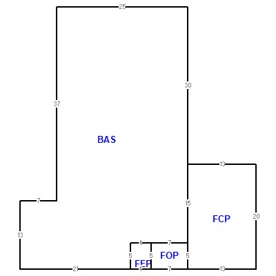 Building layout (traversing data) of this property