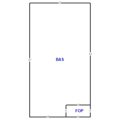 Building layout (traversing data) of this property
