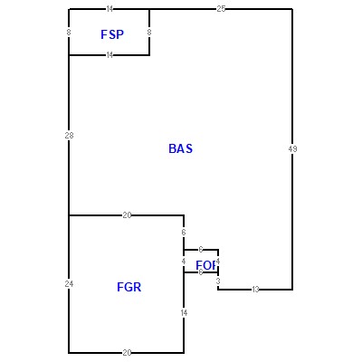 Building layout (traversing data) of this property