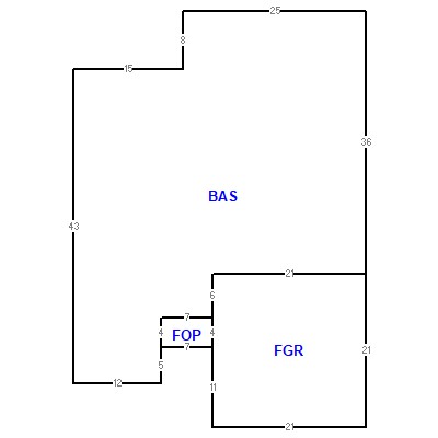 Building layout (traversing data) of this property