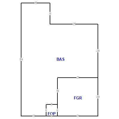 Building layout (traversing data) of this property
