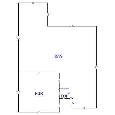 Building layout (traversing data) of this property