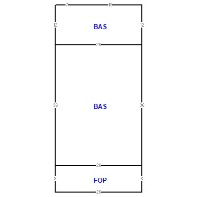 Building layout (traversing data) of this property