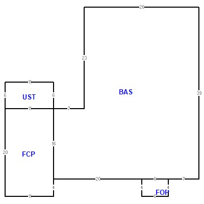 Building layout (traversing data) of this property