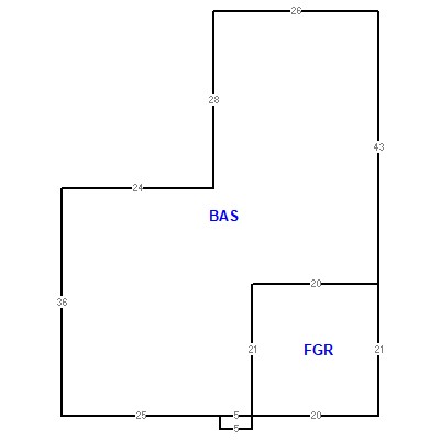 Building layout (traversing data) of this property