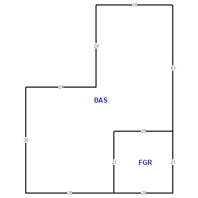 Building layout (traversing data) of this property