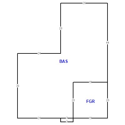 Building layout (traversing data) of this property