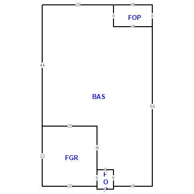 Building layout (traversing data) of this property