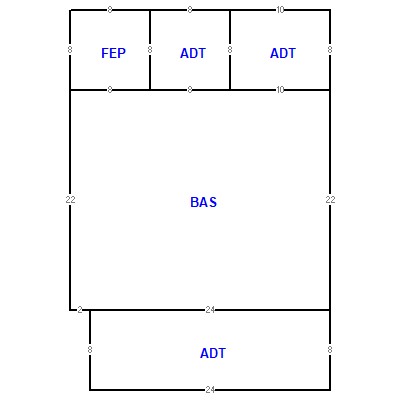 Building layout (traversing data) of this property
