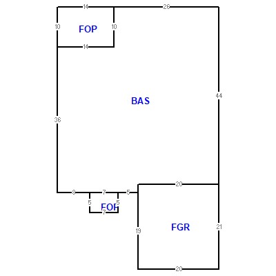 Building layout (traversing data) of this property
