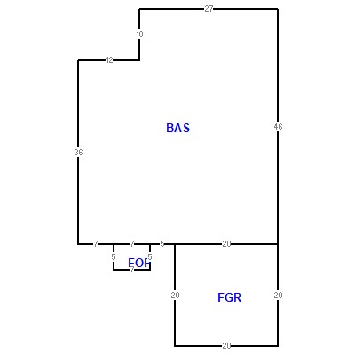 Building layout (traversing data) of this property