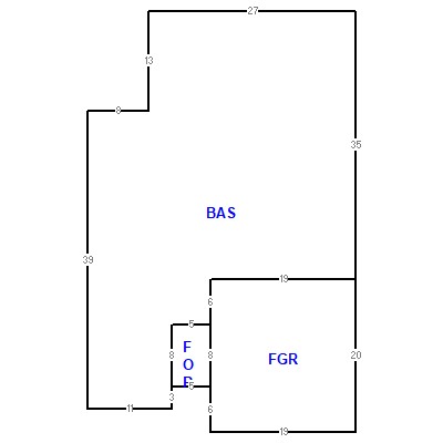Building layout (traversing data) of this property