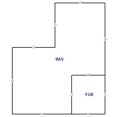Building layout (traversing data) of this property