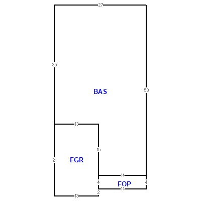 Building layout (traversing data) of this property