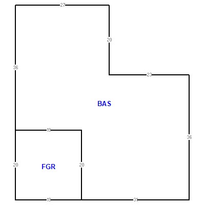 Building layout (traversing data) of this property