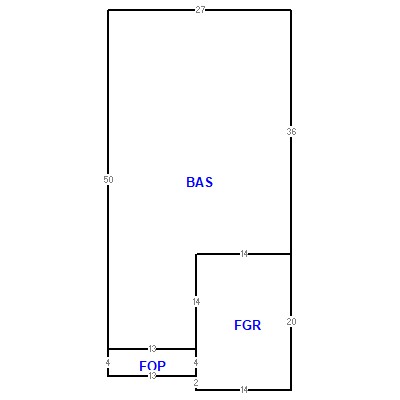 Building layout (traversing data) of this property