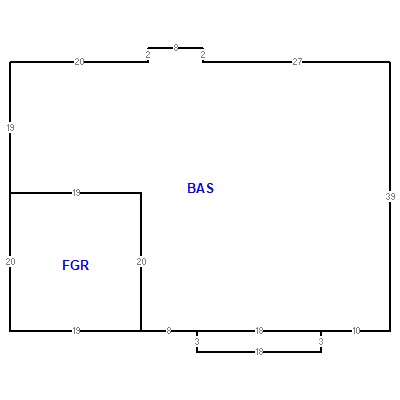Building layout (traversing data) of this property