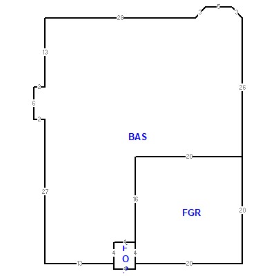 Building layout (traversing data) of this property