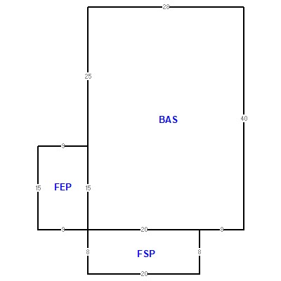 Building layout (traversing data) of this property