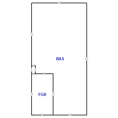 Building layout (traversing data) of this property