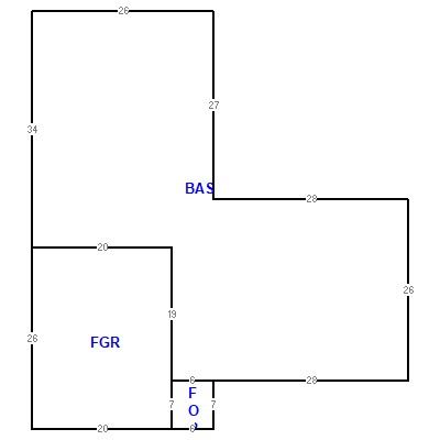 Building layout (traversing data) of this property