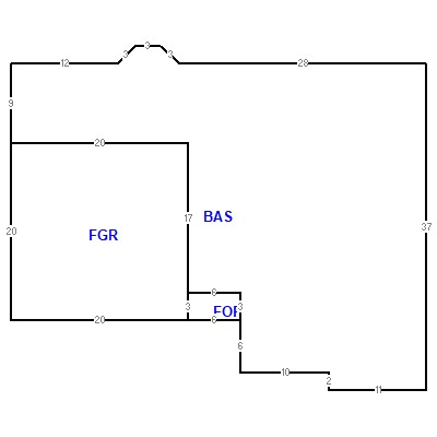 Building layout (traversing data) of this property