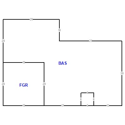 Building layout (traversing data) of this property