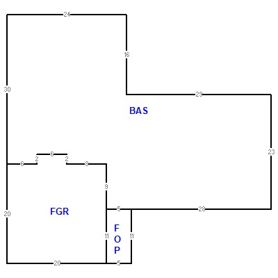Building layout (traversing data) of this property