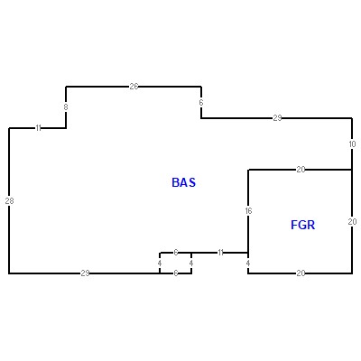 Building layout (traversing data) of this property