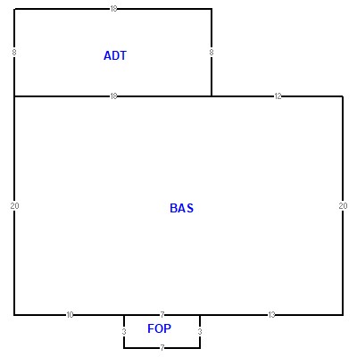 Building layout (traversing data) of this property