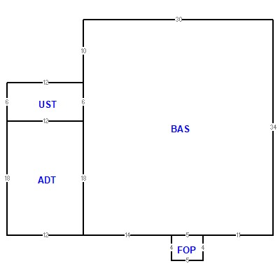 Building layout (traversing data) of this property