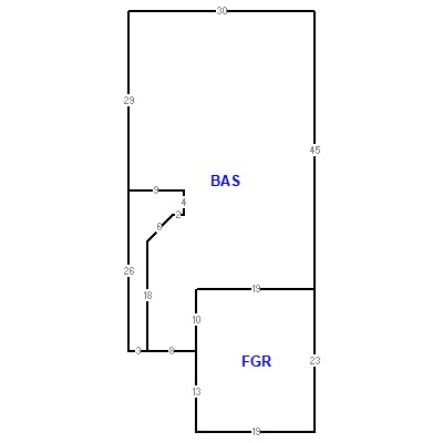 Building layout (traversing data) of this property