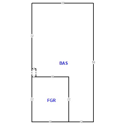 Building layout (traversing data) of this property