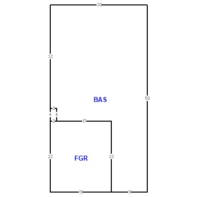 Building layout (traversing data) of this property