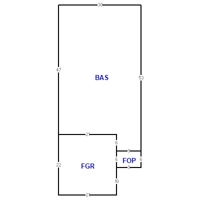 Building layout (traversing data) of this property