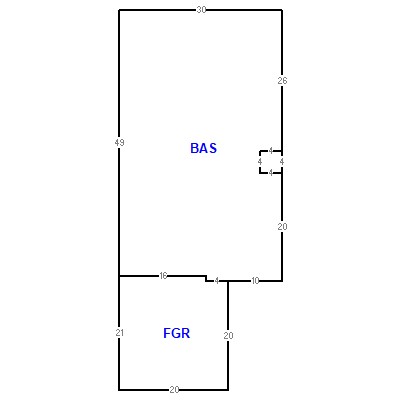 Building layout (traversing data) of this property