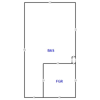 Building layout (traversing data) of this property