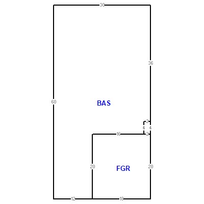 Building layout (traversing data) of this property