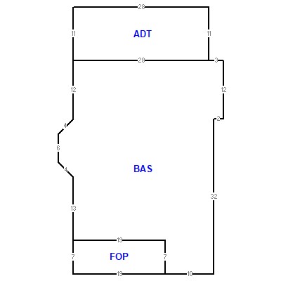 Building layout (traversing data) of this property