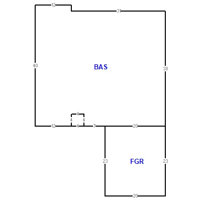 Building layout (traversing data) of this property