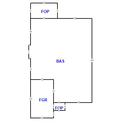 Building layout (traversing data) of this property