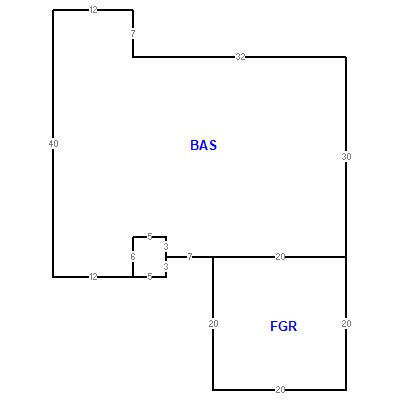 Building layout (traversing data) of this property