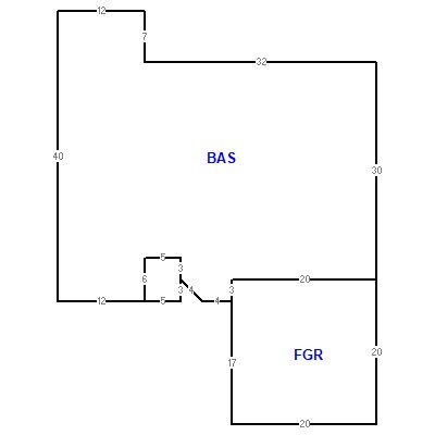 Building layout (traversing data) of this property