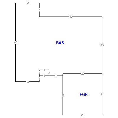 Building layout (traversing data) of this property