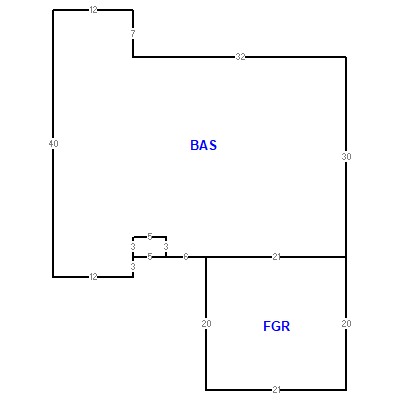 Building layout (traversing data) of this property
