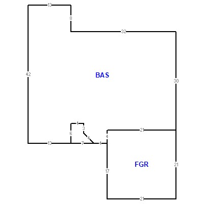 Building layout (traversing data) of this property