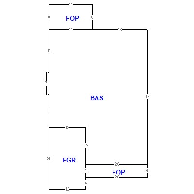 Building layout (traversing data) of this property