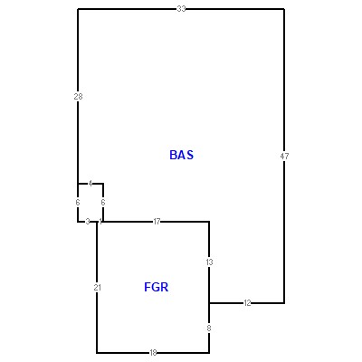 Building layout (traversing data) of this property