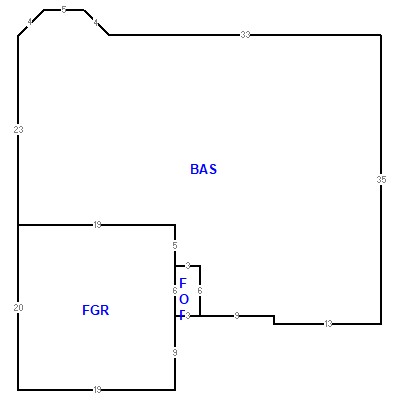 Building layout (traversing data) of this property