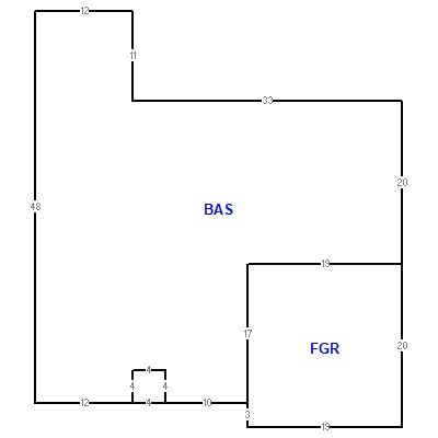 Building layout (traversing data) of this property